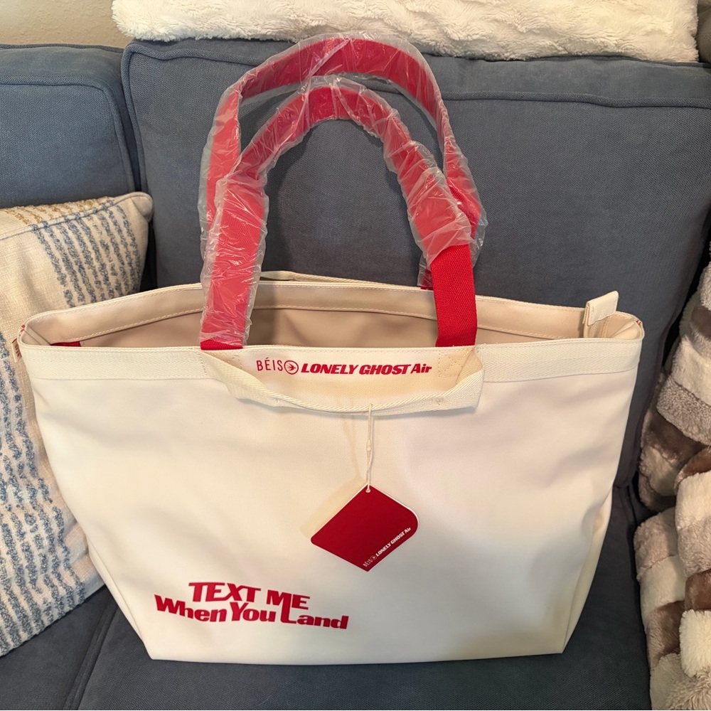 BEIS X Lonely Ghost Tote Bag